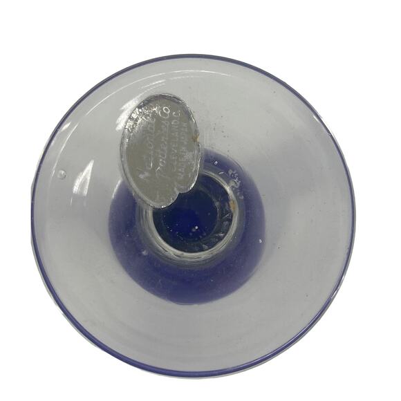 vtg national potteries cleavland, OH cobalt blue vase - Picture 2 of 4